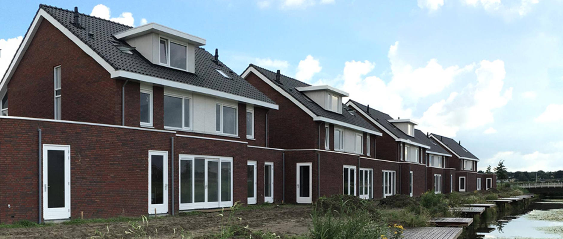Tweekappers aan het water bijna klaar